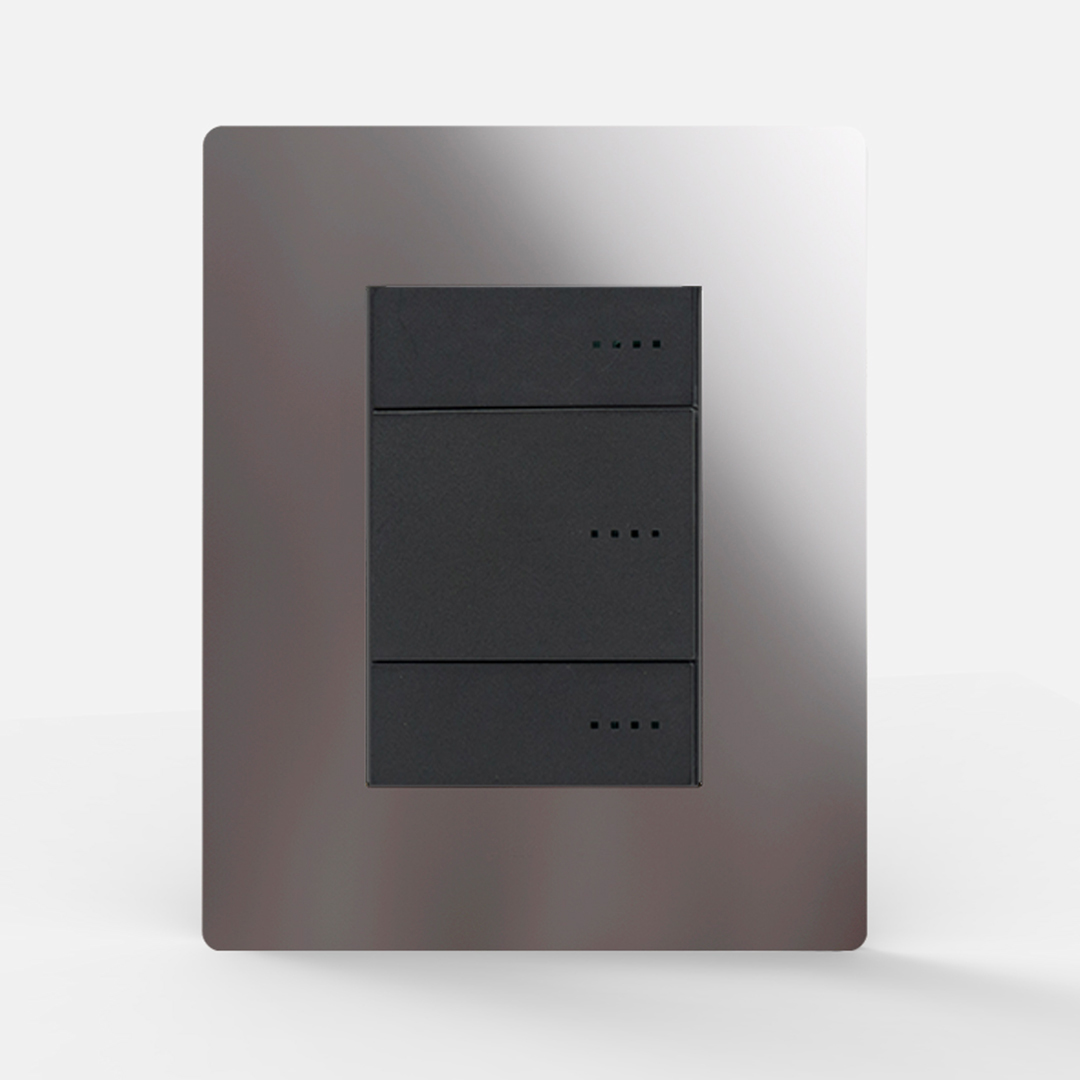 TAPA SERIE ARTE PLATA BRILLANTE - DIST GRIS