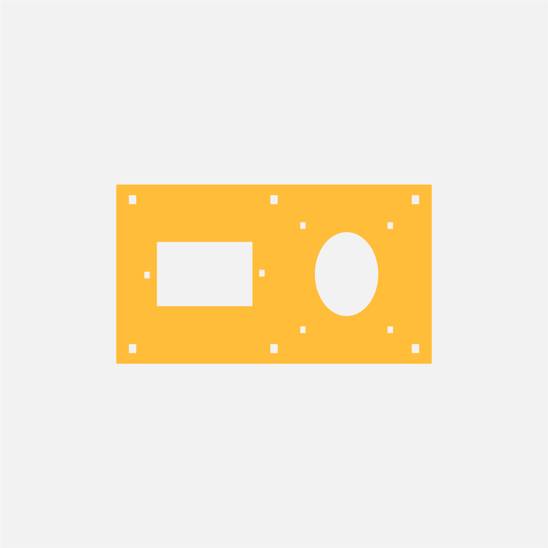 PLACA PORTANTE PARA CBOX.